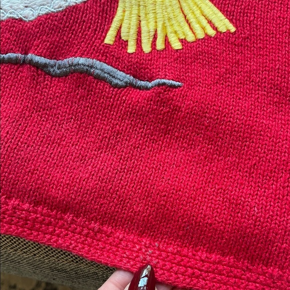 American Vintage Snowman Twilight Cardigan, with beaded detailing Size: XL - Picture 16 of 17